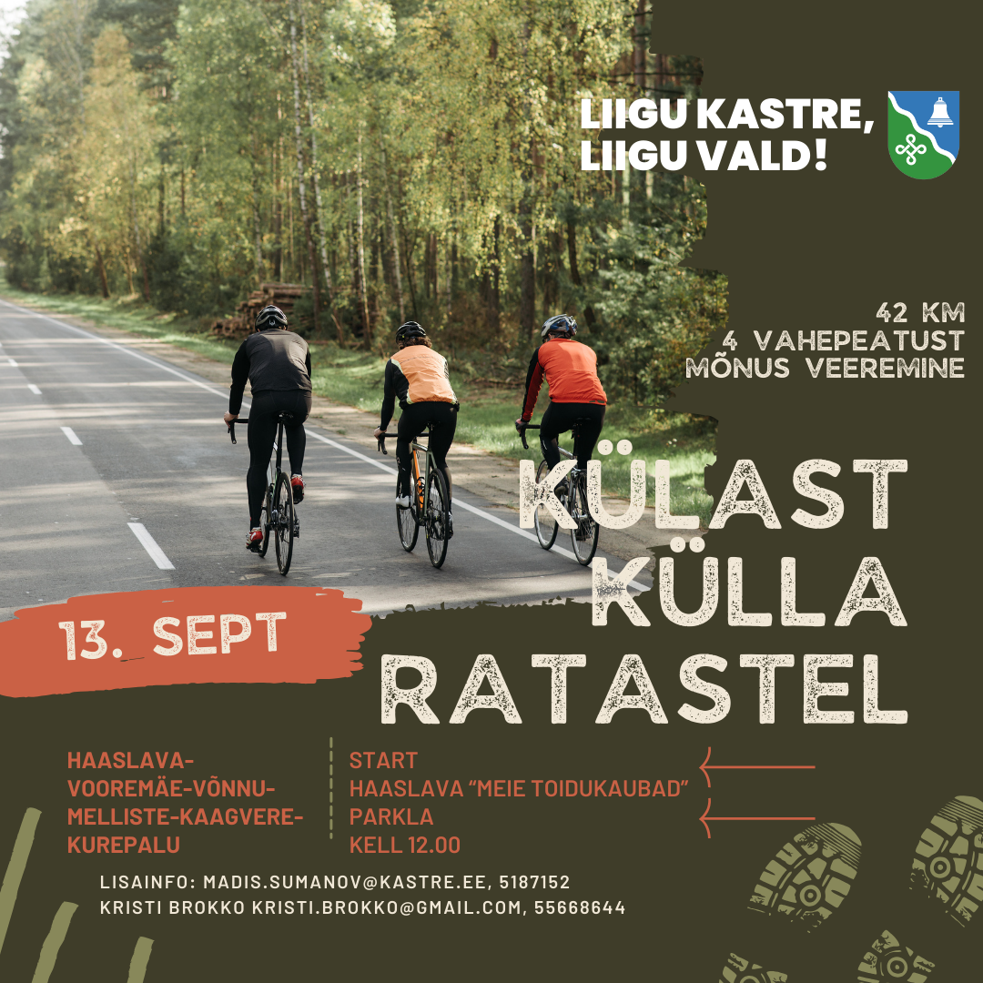 Külast külla ratastel plakat