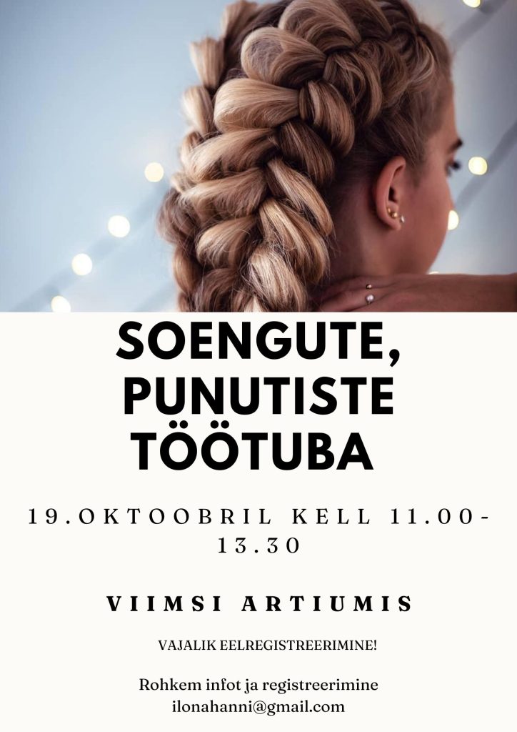 täna viimsis soeng viimsi huvikeskus artium üritus