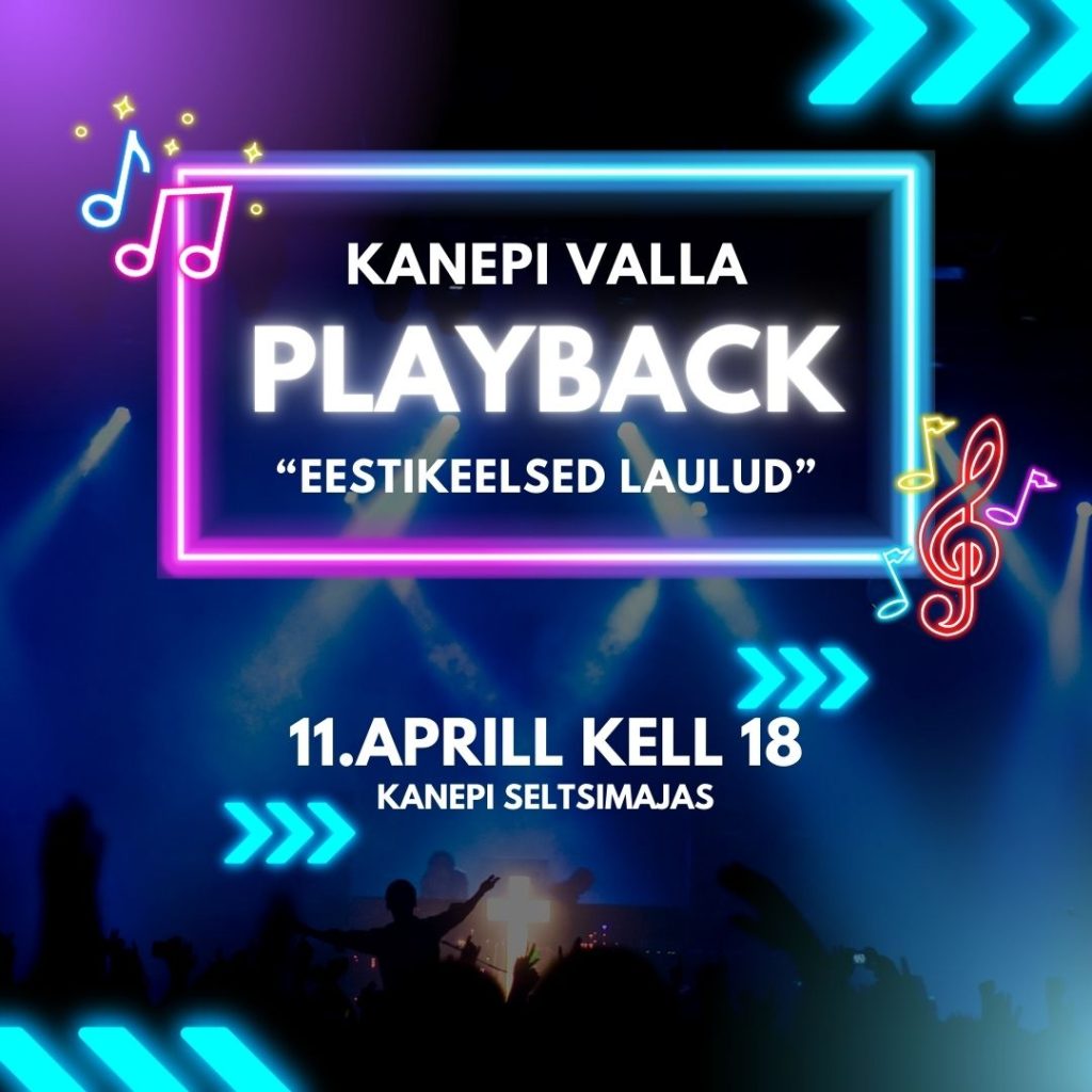 Kanepi Valla Playback 2025 plakat